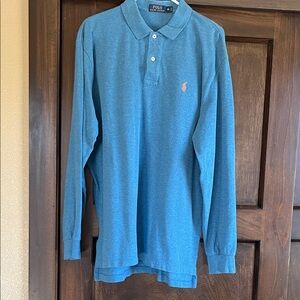 Polo by Ralph Lauren Men's Classic Blue Polo Shirt